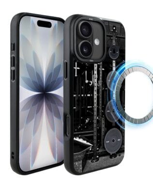 Etui do iPhone 17 IBIZU DropGuard Matt z MagSafe, #Move, Stacja żelazo