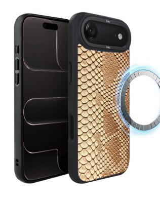 Etui do iPhone Air IBIZU DropGuard Matt z MagSafe, Zew Natury, Wąż