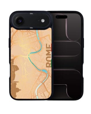 Etui do iPhone Air IBIZU DropGuard Matt z MagSafe, mapy świata, Rome