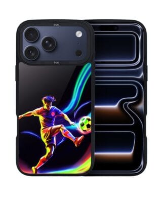 Etui do iPhone 17 Pro IBIZU DropGuard Matt z MagSafe, #ElectroMove, W rytmie piłki nożnej