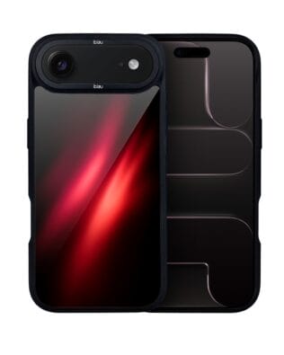 Etui do iPhone Air IBIZU DropGuard Matt z MagSafe, Twilight Dreams, Czerwona Nebula