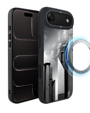 Etui do iPhone Air IBIZU DropGuard Matt z MagSafe, Noir City, Manhattan