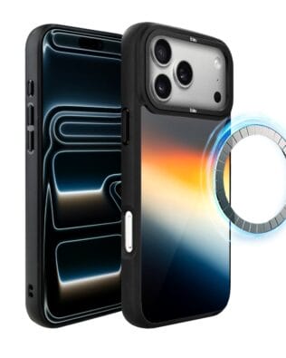 Etui do iPhone 17 Pro IBIZU DropGuard Matt z MagSafe, Twilight Dreams, Aurora