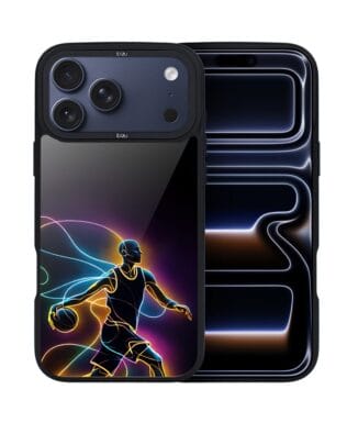 Etui do iPhone 17 Pro Max IBIZU DropGuard Matt z MagSafe, #ElectroMove, Duch koszykówki