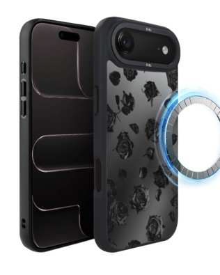 Etui do iPhone Air IBIZU DropGuard Matt z MagSafe, Midnight, Sen róż