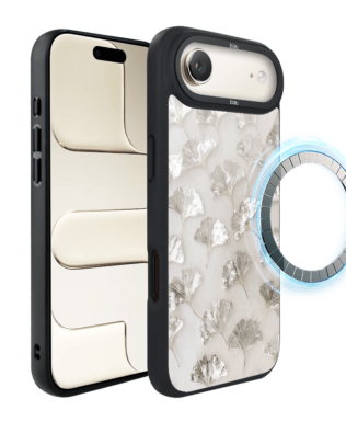 Etui do iPhone Air IBIZU DropGuard Matt z MagSafe, Ethereal Essence, Biały Onysk