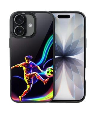 Etui do iPhone 17 IBIZU DropGuard Matt z MagSafe, #ElectroMove, W rytmie piłki nożnej