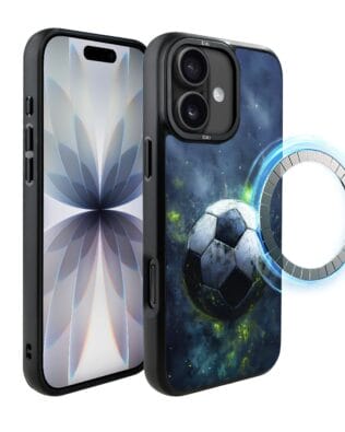 Etui do iPhone 17 IBIZU DropGuard Matt z MagSafe, #Move, Piłka nożna