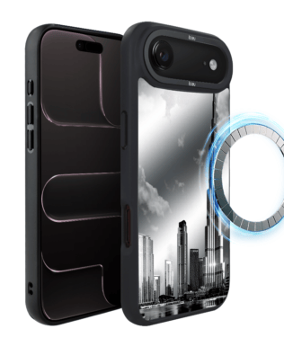 Etui do iPhone Air IBIZU DropGuard Matt z MagSafe, Noir City, Burj Khalifa