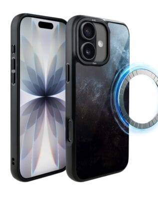 Etui do iPhone 17 IBIZU DropGuard Matt z MagSafe, Twilight Dreams, Deep Ocean