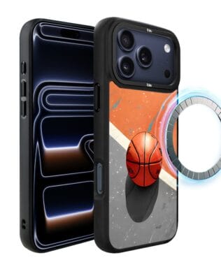 Etui do iPhone 17 Pro Max IBIZU DropGuard Matt z MagSafe, #Move, Koszykówka