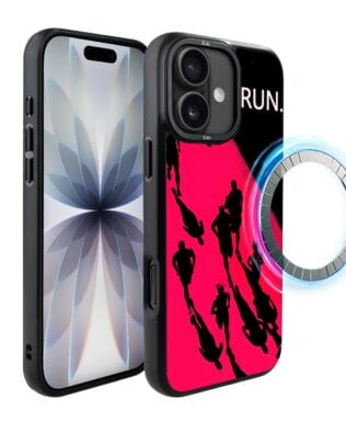 Etui do iPhone 17 IBIZU DropGuard Matt z MagSafe, #Move, Nocny maraton