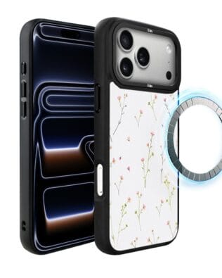 Etui do iPhone 17 Pro IBIZU DropGuard Matt z MagSafe, Pastel Bloom, Polna fantazja
