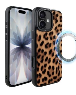 Etui do iPhone 17 IBIZU DropGuard Matt z MagSafe, Zew Natury, Pantera