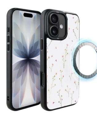 Etui do iPhone 17 IBIZU DropGuard Matt z MagSafe, Pastel Bloom, Polna fantazja
