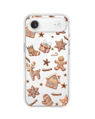 Etui do iPhone Air przeźroczyste, silikonowe Flexi, Magia pierniczków