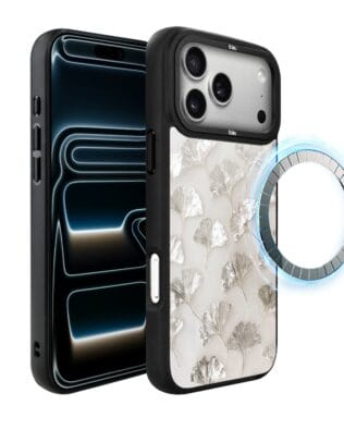 Etui do iPhone 17 Pro IBIZU DropGuard Matt z MagSafe, Ethereal Essence, Biały Onysk