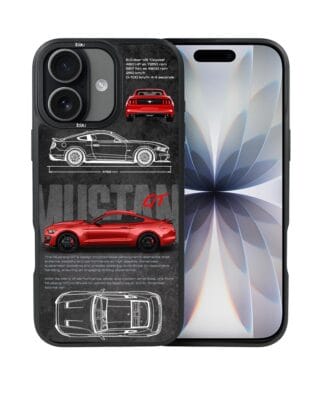 Etui do iPhone 17 IBIZU DropGuard Matt z MagSafe, TechDrive, GT V8 “Coyote”