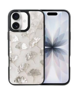 Etui do iPhone 17 IBIZU DropGuard Matt z MagSafe, Ethereal Essence, Biały Onyśk