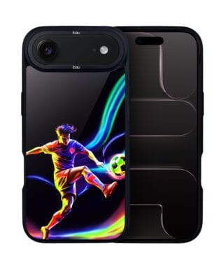 Etui do iPhone Air IBIZU DropGuard Matt z MagSafe, #ElectroMove, W rytmie piłki nożnej