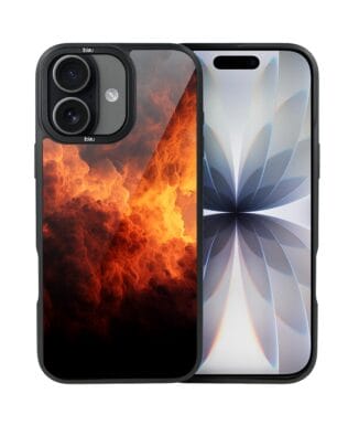 Etui do iPhone 17 IBIZU DropGuard Matt z MagSafe, Twilight Dreams, Inferno Sky