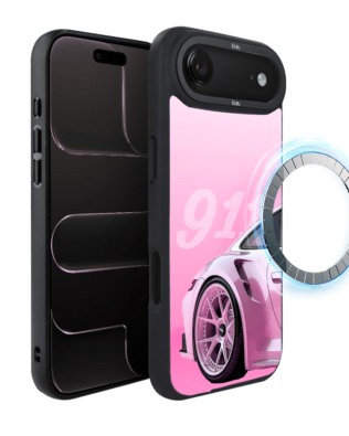 Etui do iPhone Air IBIZU DropGuard Matt z MagSafe, TechDrive, 911 różowe