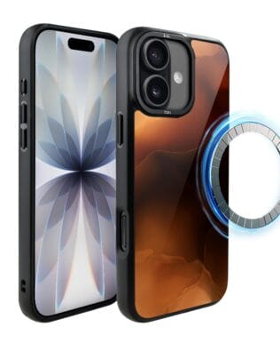 Etui do iPhone 17 IBIZU DropGuard Matt z MagSafe, Twilight Dreams, Mars Sunset