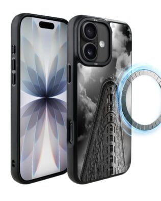 Etui do iPhone 17 IBIZU DropGuard Matt z MagSafe, Noir City, Flatiron