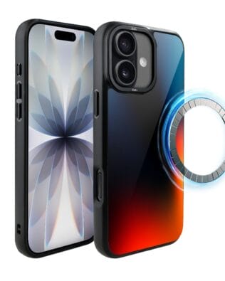 Etui do iPhone 17 IBIZU DropGuard Matt z MagSafe, Twilight Dreams, Midnight Blue