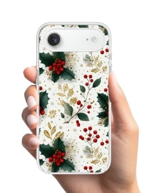 Etui do iPhone Air z MagSafe przeźroczyste, silikonowe Flexi, Przytulne święta, Ozdoby świąteczne