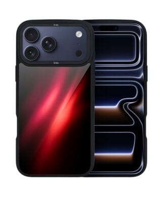 Etui do iPhone 17 Pro Max IBIZU DropGuard Matt z MagSafe, Twilight Dreams, Czerwona Nebula