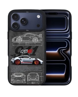 Etui do iPhone 17 Pro IBIZU DropGuard Matt z MagSafe, TechDrive, 911 GT3 RS