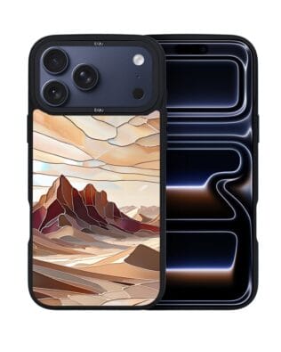 Etui do iPhone 17 Pro Max IBIZU DropGuard Matt z MagSafe, Barwy Szkła, Pustynny spokój