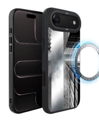 Etui do iPhone Air IBIZU DropGuard Matt z MagSafe, Noir City, Drapacze chmur