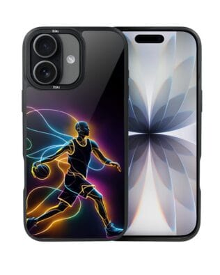 Etui do iPhone 17 IBIZU DropGuard Matt z MagSafe, #ElectroMove, Duch koszykówki