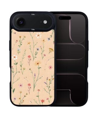 Etui do iPhone Air IBIZU DropGuard Matt z MagSafe, Pastel Bloom, Koralowa łąka