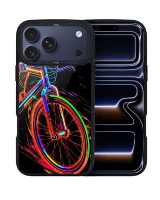 Etui do iPhone 17 Pro Max IBIZU DropGuard Matt z MagSafe, #ElectroMove, Rowerowa wibracja