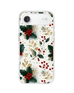 Etui do iPhone Air z MagSafe przeźroczyste, silikonowe Flexi, Przytulne święta, Ozdoby świąteczne