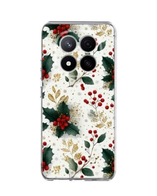 Etui do Xiaomi Redmi Note 14 Pro 4G przeźroczyste, silikonowe Flexi, Przytulne święta, Ozdoby świąteczne