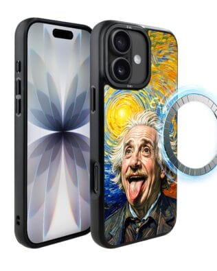 Etui do iPhone 17 IBIZU DropGuard Matt z MagSafe, Einstein