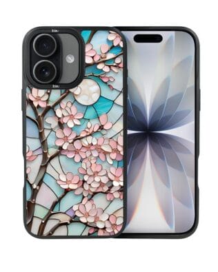 Etui do iPhone 17 IBIZU DropGuard Matt z MagSafe, Barwy Szkła, Księżycowa Wiśnia