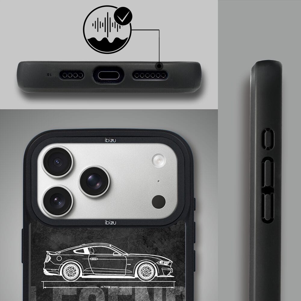 Etui do iPhone 17 Pro Max IBIZU DropGuard Matt z MagSafe, TechDrive, GT V8 “Coyote” - obrazek 6
