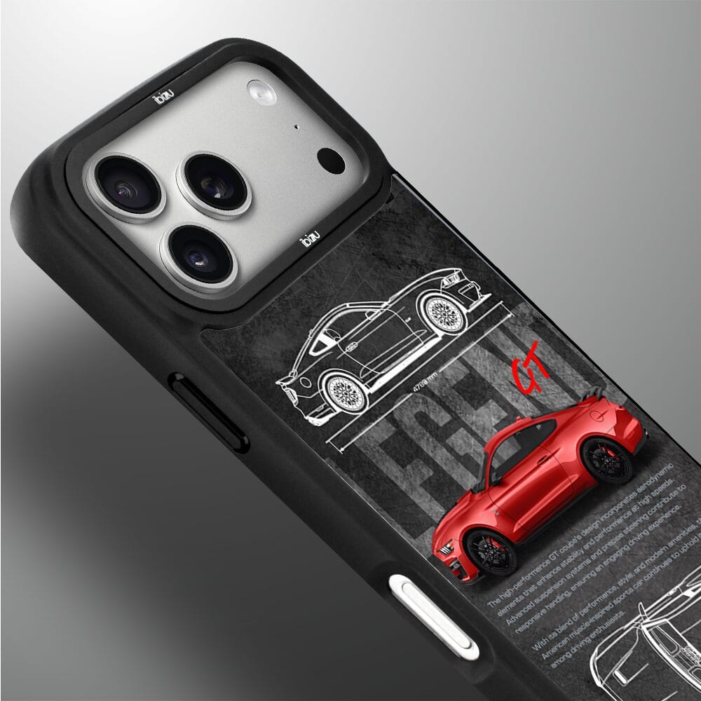 Etui do iPhone 17 Pro Max IBIZU DropGuard Matt z MagSafe, TechDrive, GT V8 “Coyote” - obrazek 4
