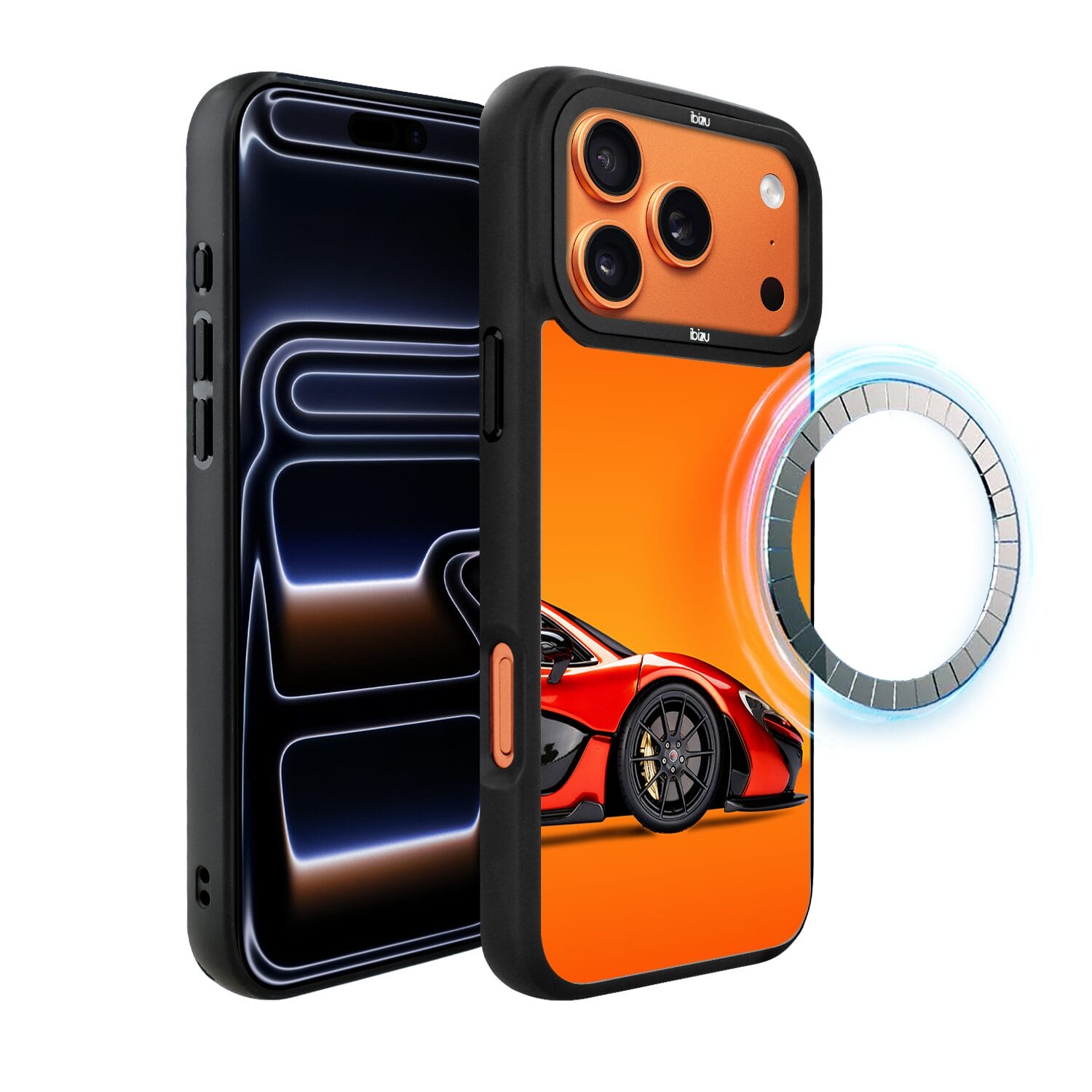 Etui do iPhone 17 Pro Max IBIZU DropGuard Matt z MagSafe, TechDrive, P1
