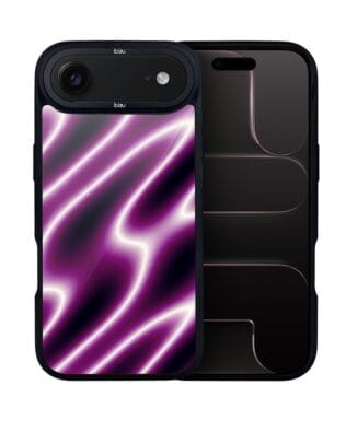 Etui do iPhone Air IBIZU DropGuard Matt z MagSafe, Twilight Dreams, Neonowa fala