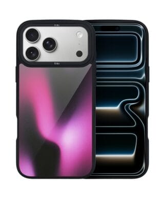 Etui do iPhone 17 Pro IBIZU DropGuard Matt z MagSafe, Twilight Dreams, Magenta Flow