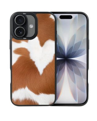 Etui do iPhone 17 IBIZU DropGuard Matt z MagSafe, Zew Natury, Alpejska krowa