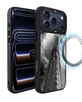 Etui do iPhone 17 Pro IBIZU DropGuard Matt z MagSafe, Noir City, Flatiron