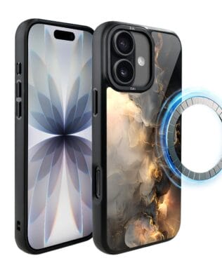 Etui do iPhone 17 IBIZU DropGuard Matt z MagSafe, Twilight Dreams, Stardust