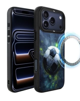 Etui do iPhone 17 Pro Max IBIZU DropGuard Matt z MagSafe, #Move, Piłka nożna